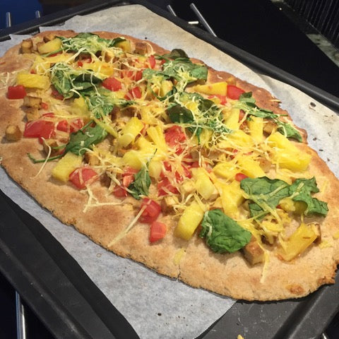 Pizza With Homemade Spelt & Cashew Crust