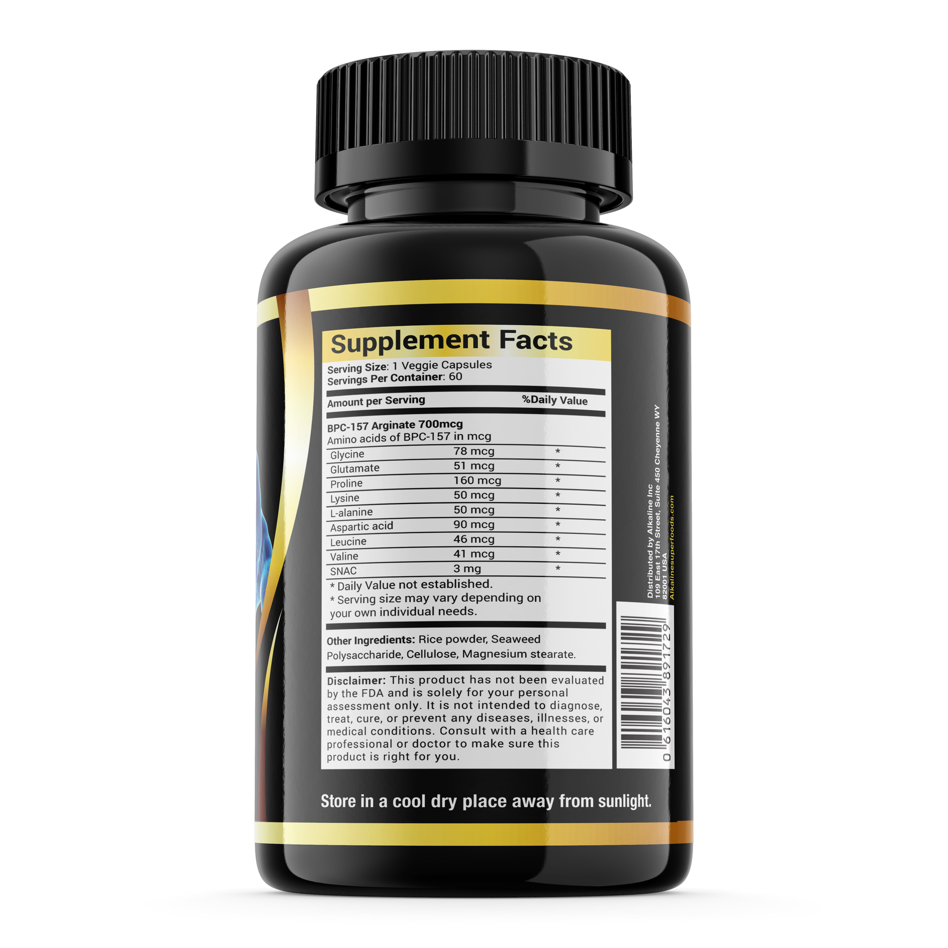 BPC-157 label ingredients